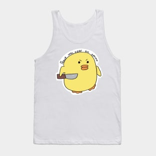 Peace Was Never An Option Violent Duck Tank Top